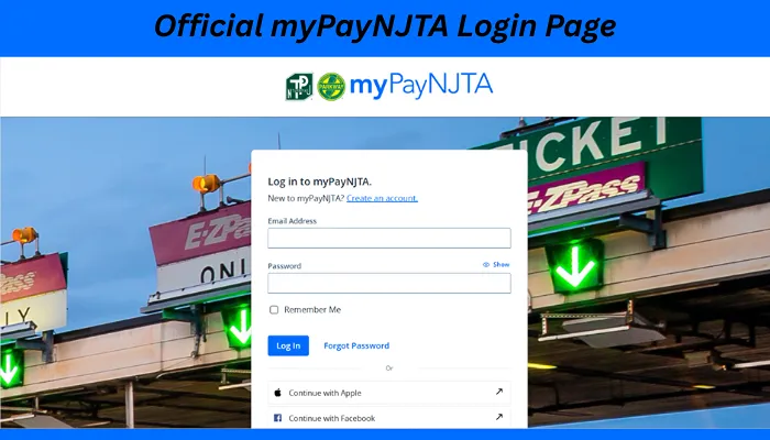 Official myPayNJTA Login Page Official myPayNJTA Login Page